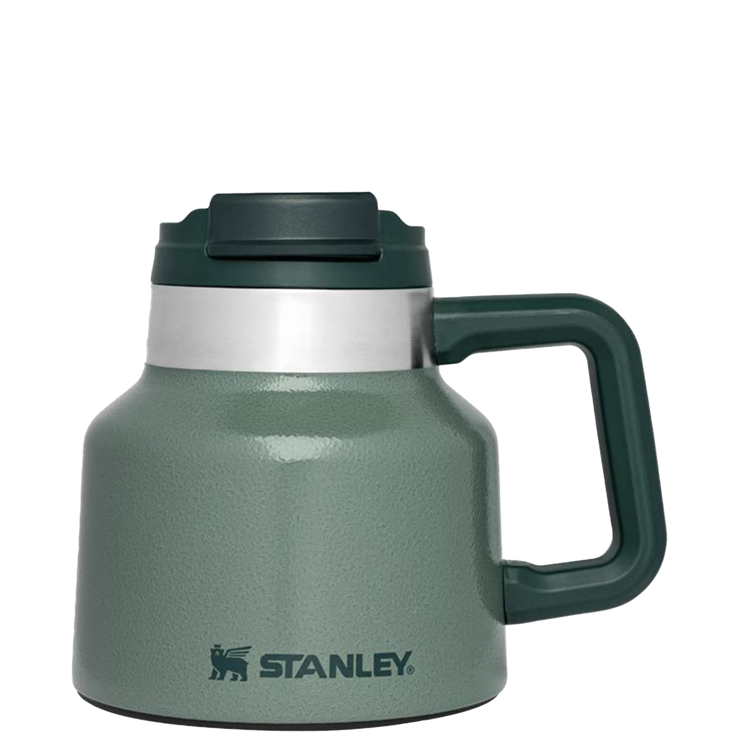 Stanley 1913 Adventure Tough-To-Tip Admiral's Mug in Hammertone Green
